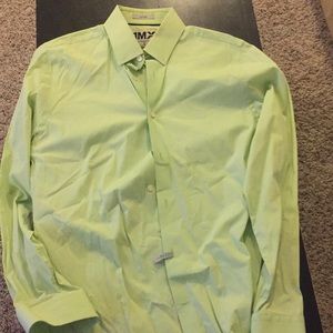 Express 1MX - Med - Fitted Dress Shirt